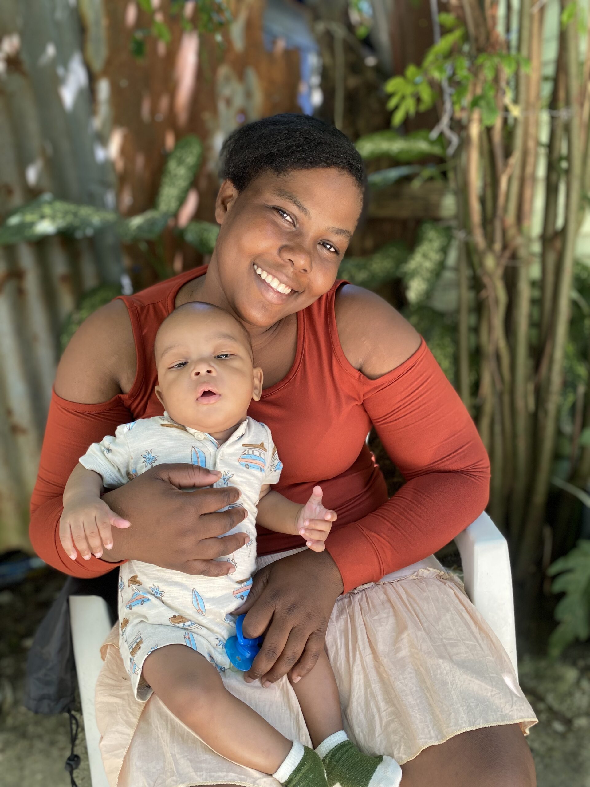 A mother and her baby in the Dominican Republic